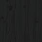 Preview: Tagesbett Ausziehbar Schwarz 2x(80x200) cm Massivholz Kiefer