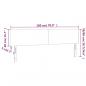 Preview: Kopfteile 2 Stk. Cappuccino-Braun 90x5x78/88 cm Kunstleder
