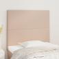 Preview: ARDEBO.de - Kopfteile 2 Stk. Cappuccino-Braun 90x5x78/88 cm Kunstleder