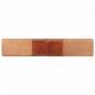 Preview: Bank Turnbock-Design Braun 160 cm Echtleder und Canvas