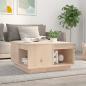 Preview: ARDEBO.de - Couchtisch 60x61x32,5 cm Massivholz Kiefer