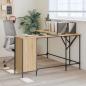 Preview: ARDEBO.de - Schreibtisch Sonoma-Eiche 141x141x75 cm Holzwerkstoff