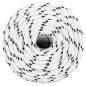 Preview: Bootsseil Geflochten Weiß 14 mmx25 m Polyester
