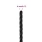 Preview: Arbeitsseil Schwarz 6 mm 500 m Polypropylen