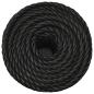 Preview: Arbeitsseil Schwarz 10 mm 100 m Polypropylen