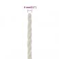 Preview: Arbeitsseil Weiß 6 mm 250 m Polypropylen