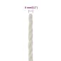 Preview: Arbeitsseil Weiß 6 mm 500 m Polypropylen