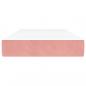 Preview: Taschenfederkernmatratze Rosa 90x190x20 cm Samt