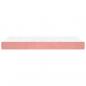 Preview: Taschenfederkernmatratze Rosa 90x200x20 cm Samt