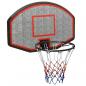 Preview: ARDEBO.de - Basketballkorb Schwarz 90x60x2 cm Polyethylen