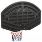 Preview: Basketballkorb Schwarz 90x60x2 cm Polyethylen