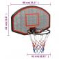 Preview: Basketballkorb Schwarz 90x60x2 cm Polyethylen