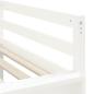 Preview: Kinderhochbett mit Turm Blau 90x190 cm Massivholz Kiefer
