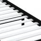 Preview: Massivholzbett Schwarz 75x190 cm