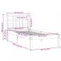 Preview: Massivholzbett 90x190 cm