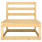 Preview: 10-tlg. Garten-Lounge-Set mit Kissen Massivholz Kiefer