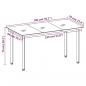 Preview: 5-tlg. Garten-Essgruppe Schwarz PVC Rattan