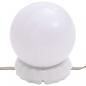Preview: Spiegel mit LED-Leuchten 60x30 cm Glas Oval