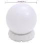 Preview: Spiegel mit LED-Leuchten 60x30 cm Glas Oval