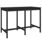 Preview: 7-tlg. Gartenbar-Set Schwarz Massivholz Kiefer