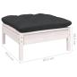 Preview: 9-tlg. Garten-Lounge-Set mit Kissen Kiefer Massivholz