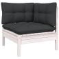 Preview: 9-tlg. Garten-Lounge-Set mit Kissen Kiefer Massivholz