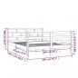 Preview: Massivholzbett Kiefer 140x190 cm