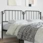 Preview: ARDEBO.de - Kopfteil Metall Schwarz 193 cm