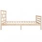 Preview: Massivholzbett 90x190 cm