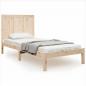 Preview: Massivholzbett Kiefer 75x190 cm
