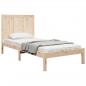Preview: Massivholzbett Kiefer 75x190 cm