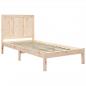 Preview: Massivholzbett Kiefer 75x190 cm