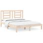Preview: Massivholzbett ohne Matratze 160x200 cm Kiefernholz