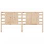 Preview: Bett-Kopfteil 141x4x100 cm Massivholz Kiefer
