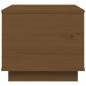 Preview: Couchtisch Honigbraun 40x50x35 cm Massivholz Kiefer