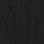 Preview: Werkbank Schwarz 110,5x50x80 cm Massivholz Kiefer