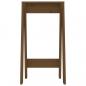 Preview: Hocker 2 Stk. Honigbraun 40x40x75 cm Massivholz Kiefer
