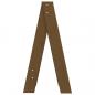 Preview: Hocker 2 Stk. Honigbraun 40x40x75 cm Massivholz Kiefer