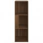 Preview: Eckregal Braun Eichen-Optik 33x33x100 cm Holzwerkstoff