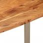 Preview: Esstisch 110x50x76 cm Massivholz Akazie