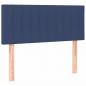 Preview: Boxspringbett mit Matratze Blau 100x200 cm Stoff
