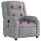 Preview: Massagesessel Hellgrau Stoff