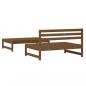 Preview: 2-tlg. Garten-Lounge-Set Honigbraun Massivholz Kiefer