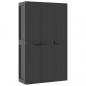 Preview: Gartenschrank Schwarz 97x37x165 cm PP