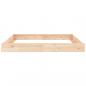 Preview: Sandkasten mit Sitzen Quadratisch Massivholz Kiefer