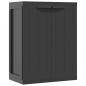 Preview: Gartenschrank Schwarz 65x37x85 cm PP
