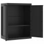 Preview: Gartenschrank Schwarz 65x37x85 cm PP