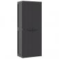 Preview: Gartenschrank Schwarz 65x37x165 cm PP