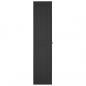 Preview: Gartenschrank Schwarz 65x37x165 cm PP