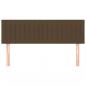 Preview: Kopfteile 2 Stk. Dunkelbraun 72x5x78/88 cm Stoff